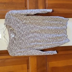 Old navy marled brown and white top